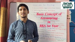 Basic concept of accounting  Principles of Accounting B B A  1st year  Accounting1 bangla [upl. by Bevin]