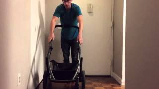 How to fold an Uppababy Vista stroller [upl. by Lange]