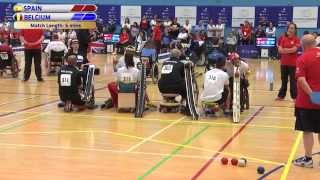 Boccia Europeans 2015  BC3 Pairs Final  Belgium v Spain [upl. by Spoor]