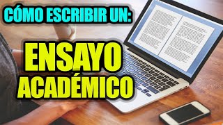 CÓMO HACER UN ENSAYO [upl. by Emirej]