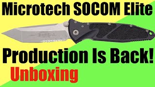 Microtech SOCOM Elite Unboxing [upl. by Frear]