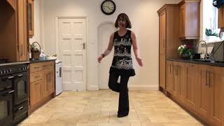 Cumbia Semana Line Dance Tutorial Video [upl. by Thisbee]