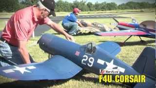 Spotlight Top Flite® Giant Scale F4U Corsair Gas ARF [upl. by Garnet599]