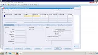 Oracle R12 Financials Training  Accounts Payable Invoice Creation [upl. by Noiramed]