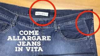 Come allargare jeans in vita [upl. by Aelanna]