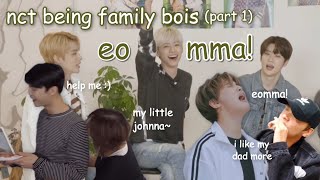 nct are a whole bunch of mommys boys  nct and their family dynamics part 1 [upl. by Niwrek838]