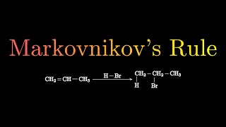 Markovnikovs Rule Explained In 3 Minutes [upl. by Lanie]