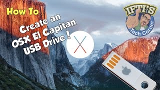 OSX 1011 El Capitan  How to Create a Bootable USB Flash Drive  GUIDE [upl. by Redyr]