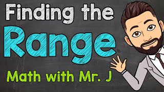 Finding the Range  How to Find the Range of a Data Set [upl. by Lsiel]