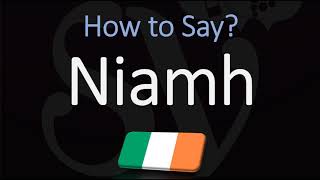 How to Pronounce Niamh CORRECTLY Irish Names Pronunciation [upl. by Maurizia]