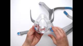 AirFit F20 Full Face mask How to disassemble [upl. by Camila]