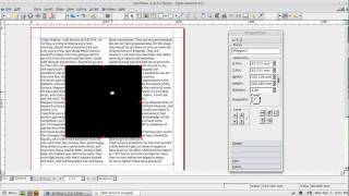 Scribus Video Tutorial  Part 3  Text around an image 1 of 2 [upl. by Aryk]