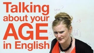 Speaking English  Talking about your age [upl. by Triny]