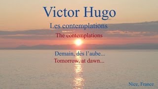 French Poem  Demain dès laube by Victor Hugo  Slow Reading [upl. by Letnwahs]