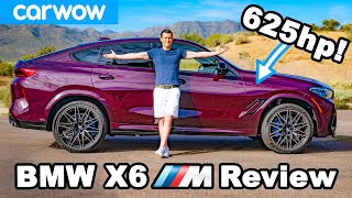 The new BMW X6M is bonkers quick REVIEW [upl. by Hancock]