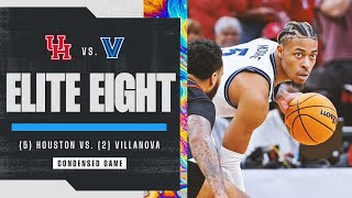 Villanova vs Houston  Elite Eight NCAA tournament extended highlights [upl. by Oznerol660]