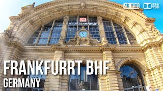 Frankfurt Hauptbahnhof One Of The Busiest Train Stations In  🇩🇪 Germany 4K HDR Walking Tour [upl. by Tessi]