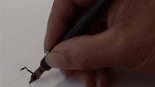 La calligraphie française  Tutoriel [upl. by Sorensen950]