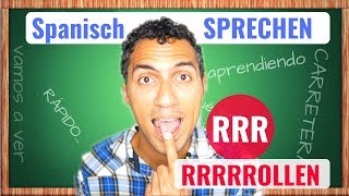 Das R ROLLEN  Spanisch SPRECHEN und schreiben [upl. by Gamber613]