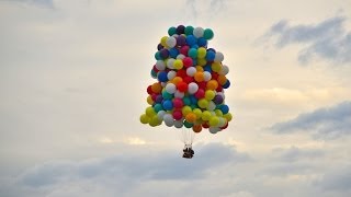 TransAtlantic Cluster Balloon  quotNewfoundland Expressquot  Col Kittinger mix [upl. by Rowe26]