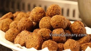 Falafel Recipe  Vegan Middle Eastern Food  Video Culinary [upl. by Joub]