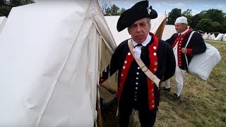 Revolutionary War Reenacting Part 1 [upl. by Agamemnon795]