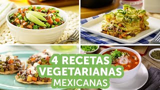 4 recetas vegetarianas mexicanas  Kiwilimón [upl. by Schumer]