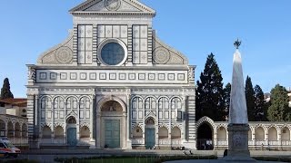 Alberti Façade of Santa Maria Novella Florence [upl. by Nolrac208]