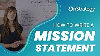 How to Write a Mission Statement [upl. by Tnarud256]