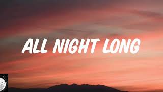 Lionel Richie  All night long lyrics [upl. by Rico]