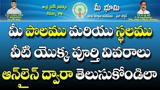 How to check Andhra Pradesh land Records online  How to check land Details AP 2019 [upl. by Ananna]