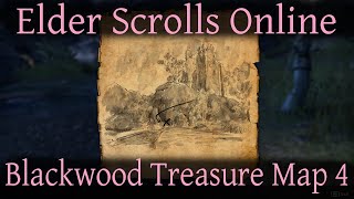 Blackwood Treasure Map 4 Elder Scrolls Online ESO [upl. by Adnarram]