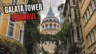 GALATA TOWER TOUR  Best Panoramic Views in Istanbul Turkey [upl. by Sancho]