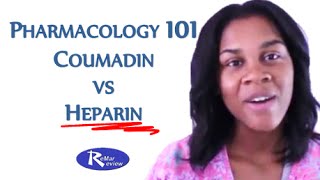 NCLEX Review Coumadin vs Heparin [upl. by Retsam]