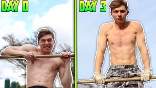 I Learned How To Muscle Up In 3 Days INTENSE TRAINING [upl. by Lluj]