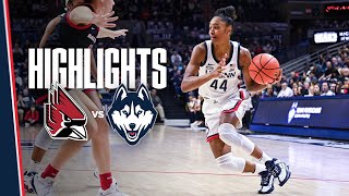 HIGHLIGHTS  UConn Women’s Basketball vs Ball State [upl. by Reena]