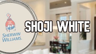 SHOJI WHITE BY SHERWIN WILLIAMS  Is it BEIGE or GRAY [upl. by Eniledgam300]