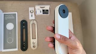 NEW Google Nest Doorbell 2021  Battery  Easy installation [upl. by Dranyar]