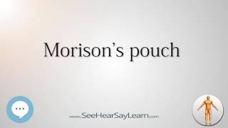 Morisons pouch Anatomy Named After People 🔊 [upl. by Jania]