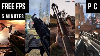 50 Best Free FPS Games For PC in 5 Minutes [upl. by Pinkerton]