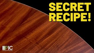 Finishing African Mahogany Secret Recipe [upl. by Yert]