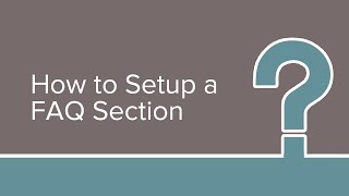 How to Setup FAQ Section on Your WordPress Website [upl. by Lytton]