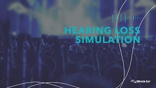 Hearing Loss Simulation  MiracleEar [upl. by Rosenblast405]