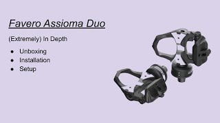 Favero Assioma Duo  Extremely Detailed Unboxing Installation and Configuration [upl. by Most137]