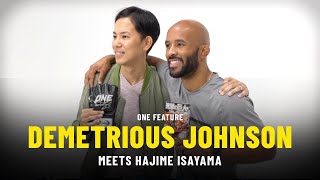 Demetrious Johnson Meets Attack On Titans Hajime Isayama [upl. by Shamrao]