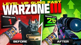 The FASTEST Way To Level Up Guns in Warzone 3 [upl. by Einnep65]