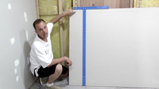 How to cut drywall  Sheetrock [upl. by Hanfurd]