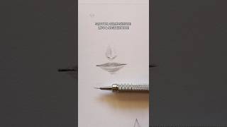 How to draw anime lips amp nose shorts [upl. by Eidualc]