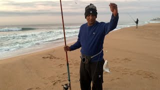 Umdloti Beach Fishing Durban South Africa [upl. by Lumbard986]