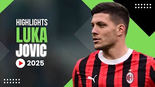 Luka Jovic  Skills amp Highlight  2024  AC Milan [upl. by Maxma]